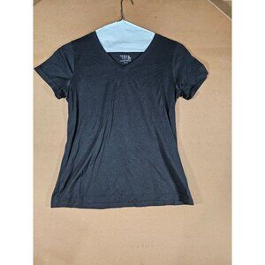Time and Tru Women's Small Black Basic V-Neck T Shirt